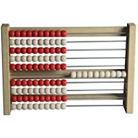 WISSNER® aktiv lernen - 100s Abacus rojo-blanco - RE-Wood®